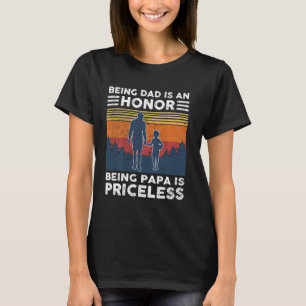 Opa zu sein ist eine Ehre Papa zu sein ist unbezah T-Shirt