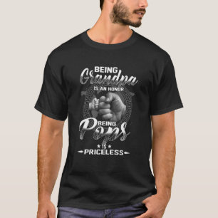 Opa zu sein ist eine Ehre, Pop zu sein, ist unbeza T-Shirt