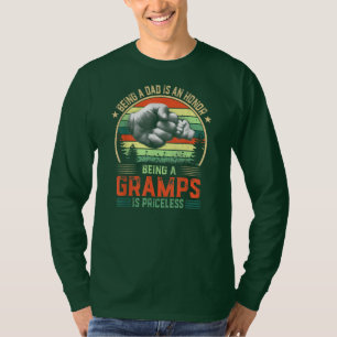 Opa zu sein ist unbezahlbar lustiger Vatertag T-Shirt
