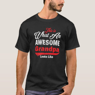 Opa zum Geburtstag Vintage Geburtstag Opa T-Shirt