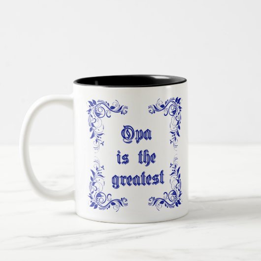 Opa Zweifarbige Tasse (Links)