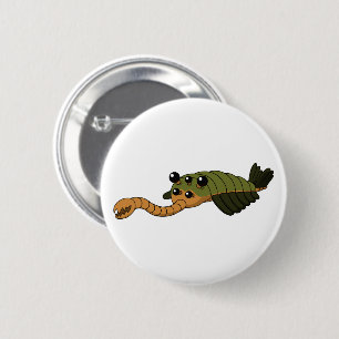 Opabinia - prähistorisches Tier Button