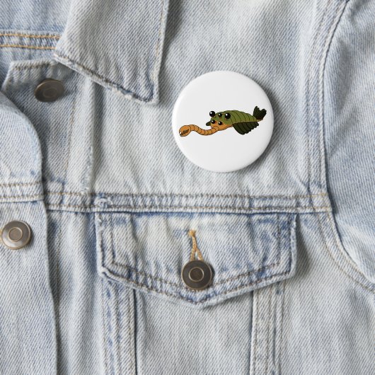 Opabinia - prähistorisches Tier Button (Beispiel)
