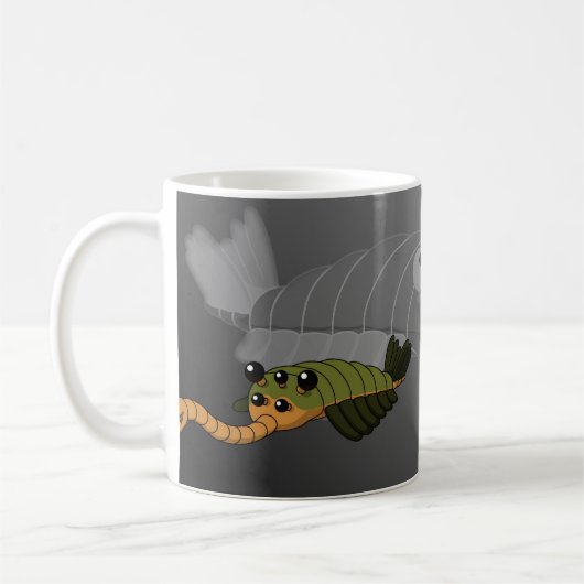 Opabinia - prähistorisches Tier Kaffeetasse (Links)