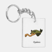 Opabinia - prähistorisches Tier Schlüsselanhänger (Vorderseite links)