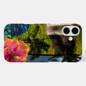 Opaeka'a Falls, Kauai Hawaiian Collage Case-Mate iPhone Hülle (Rückseite (Horizontal))
