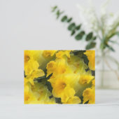 Opake Blume Postkarten (Stehend Vorderseite)