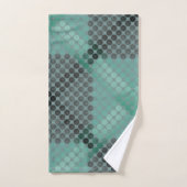 Opake und grüne Kreise oder Kugeln, zur Bildung vo Badhandtuch Set (Handtuch)