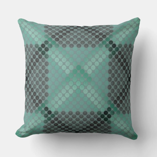 Opake und grüne Kreise oder Kugeln, zur Bildung vo Kissen (Vorderseite)