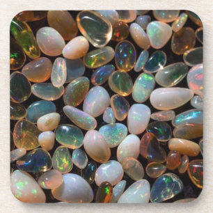 "Opal01" / Untersetzer aus hartem Kunststoff