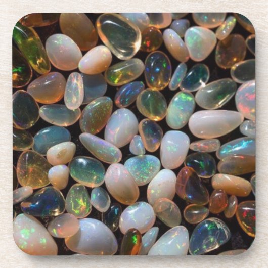 "Opal01" / Untersetzer aus hartem Kunststoff (Vorderseite)