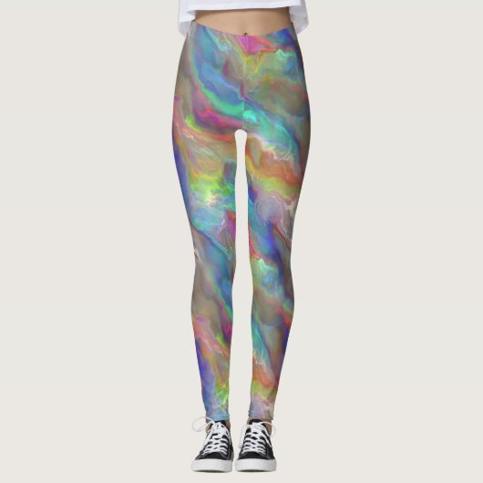Opal Agate Layers Leggings (Vorderseite)