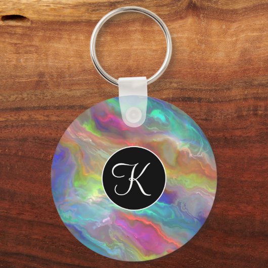 Opal Agate Schlüsselanhänger (Vorderseite)