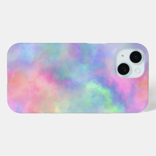 Opal-Aquarellspritze: Case-Mate iPhone Hülle (Rückseite (Horizontal))