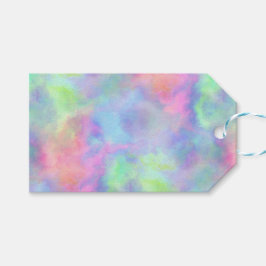 Opal-Aquarellspritze: Geschenkanhänger