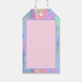 Opal-Aquarellspritze: Geschenkanhänger