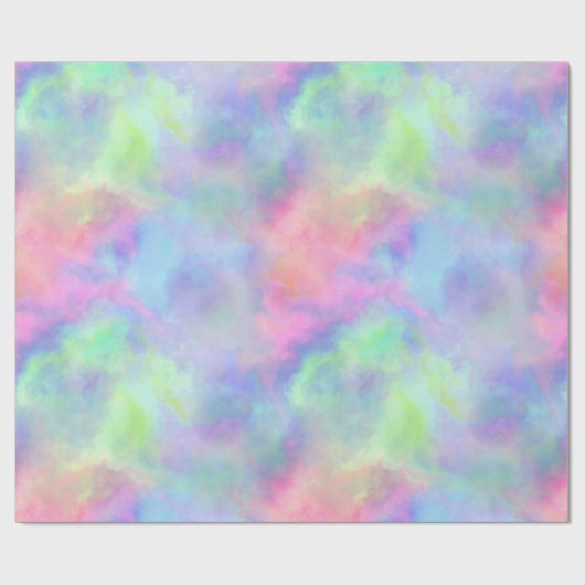 Opal-Aquarellspritze: Geschenkpapier (Flach)