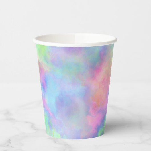 Opal-Aquarellspritze: Pappbecher (Links)