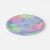 Opal-Aquarellspritze: Pappteller (Schrägansicht)