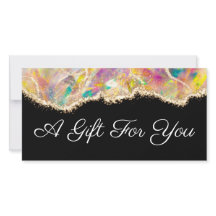 opal auf schwarzer Schenkungsurkunde