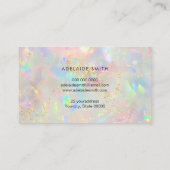 Opal-Background-Visitenkarte Visitenkarte (Rückseite)