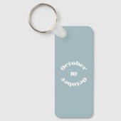 Opal Birthstone - Schlüsselanhänger Oktober (Vorderseite)