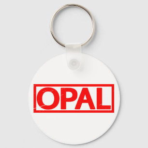 Opal-Briefmarke Schlüsselanhänger