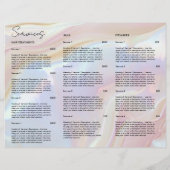 Opal Broschüre Elegante Muschel Holografische Prei (Rückseite)