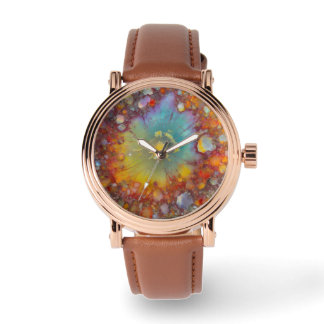 Opal-Burst-Uhr Armbanduhr