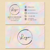 Opal Business Logo Social Media Visitenkarte