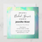 Opal Chic Elegante Moderne Einladung (Vorderseite)