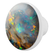 Opal Color Gemstone Muster Keramikknauf (Rechts)