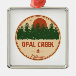 Opal Creek Wilderness Oregon Ornament Aus Metall