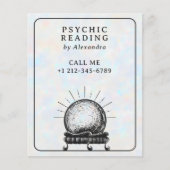 Opal Crystal Ball Psychic Medium Tarot Reader Flyer (Vorne)