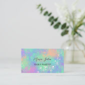 Opal Crystal Gemstone Business Card Visitenkarte (Stehend Vorderseite)