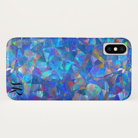 Opal Crystal Personalisiert Case-Mate iPhone Hülle (Rückseite (Horizontal))