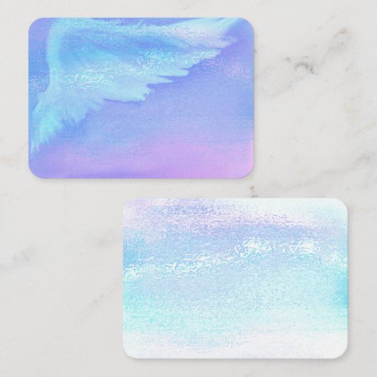 Opal Crystal Reiki Angel Hair Business Cards Visitenkarte (Vorne/Hinten)