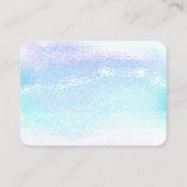 Opal Crystal Reiki Salon Business Cards Visitenkarte (Rückseite)