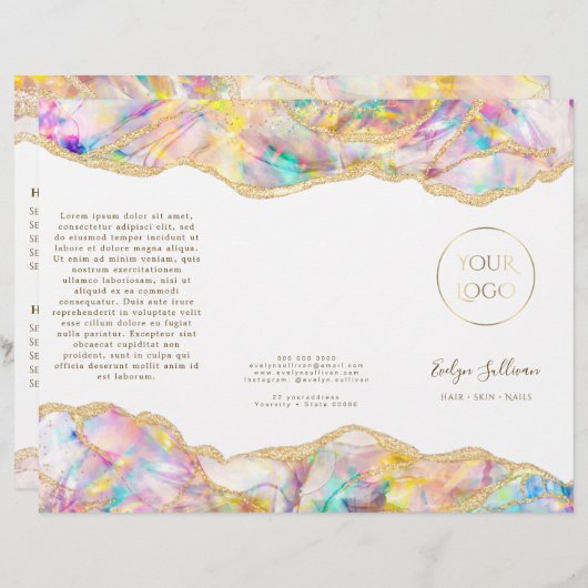 Opal-Design-Broschüre (Vorne/Hinten)