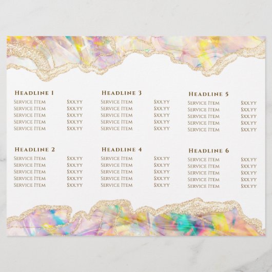 Opal-Design-Broschüre (Rückseite)