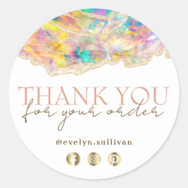 Opal Design danke Ihnen Aufkleber