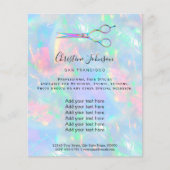 Opal-Design für berufliche Friseure Flyer (Vorne)