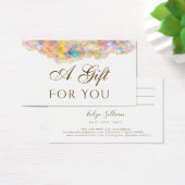 Opal Design Geschenkkarte (Schreibtisch)