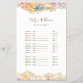 Opal Design Preisliste Flyer (Vorne)