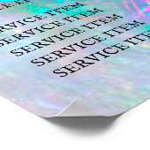 Opal-Design-Preisliste Poster (Ecke)