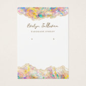 Opal Design Schmuckkarte (Vorderseite)