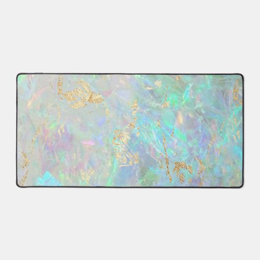 Opal Edelstein Textur Imitate Details Folie Schreibtischunterlage (Vorderseite)