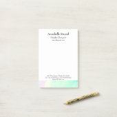 Opal elegante, moderne, einzigartige Artikel Nachs Post-it Klebezettel (Auf Schreibtisch)