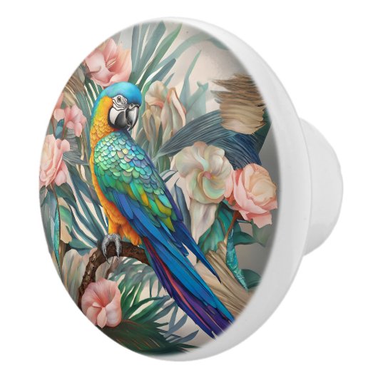 Opal Essence Parrot Keramikknauf (Rechts)