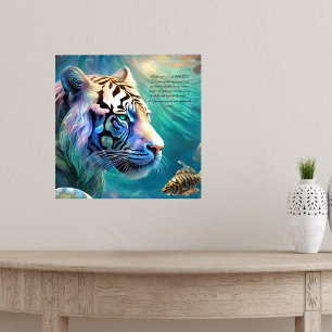 Opal Essence Tiger und Tiger Fisch individuell anp Poster